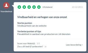 Beoordeling Webstijl - Voordeelmat
